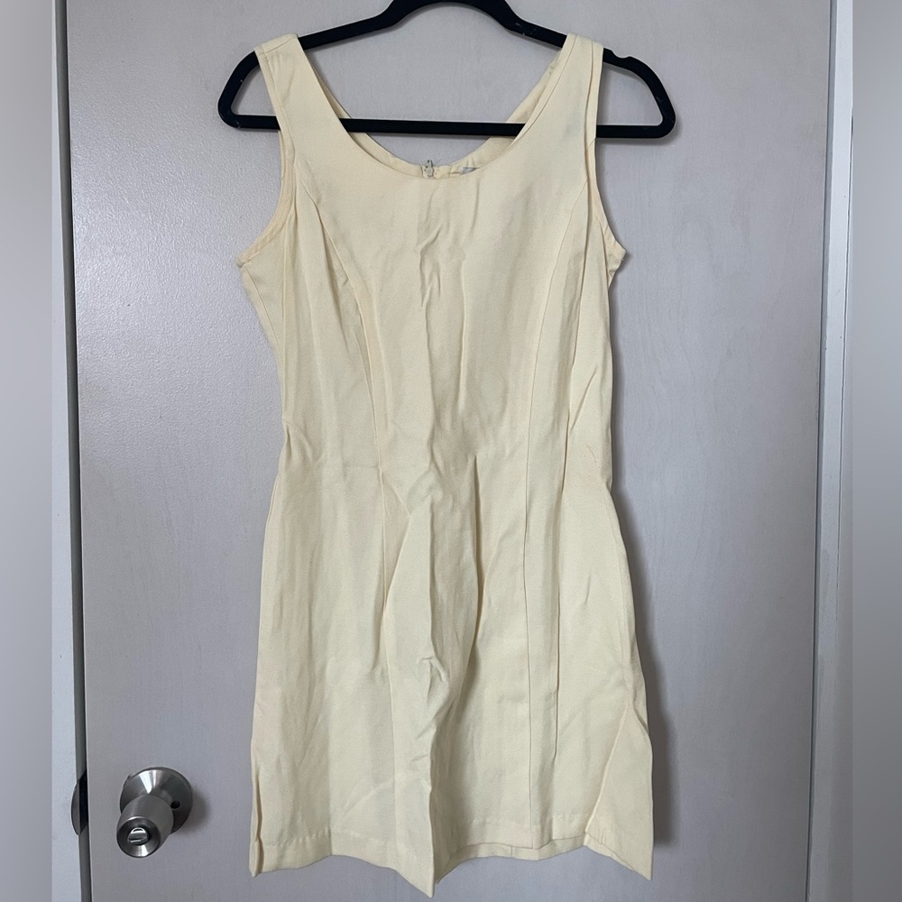 Vintage Cream Dress Sz S
